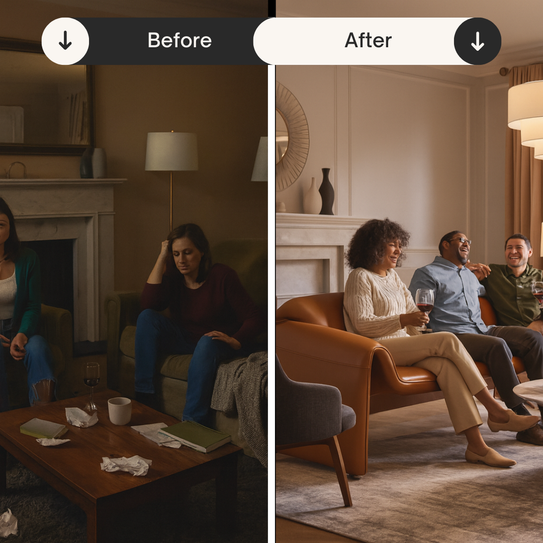 Horten Sofa Brown – Modern Plush Upholstery & Comfort | Designer Lounge Sofa | Trufairs