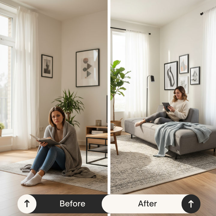 Confection Sofa Gray – Modern Tailored Comfort | Designer Living Room Sofa | Trufairs