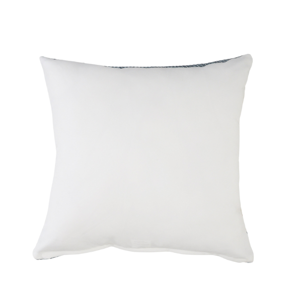 Premium 24" x 24" White Zippered Striped Indoor Outdoor Throw Pillow