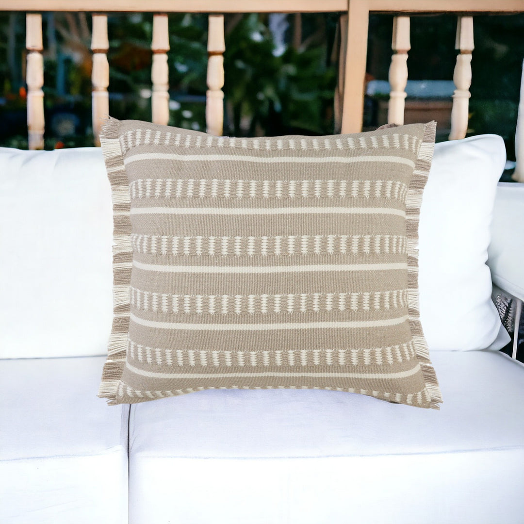 Premium 14" x 14" Pelican Fiery Sunset Throw Pillow - Machine Washable Indoor Outdoor Decorative Accent