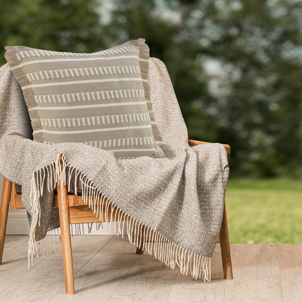 Premium 14" x 14" Pelican Fiery Sunset Throw Pillow - Machine Washable Indoor Outdoor Decorative Accent