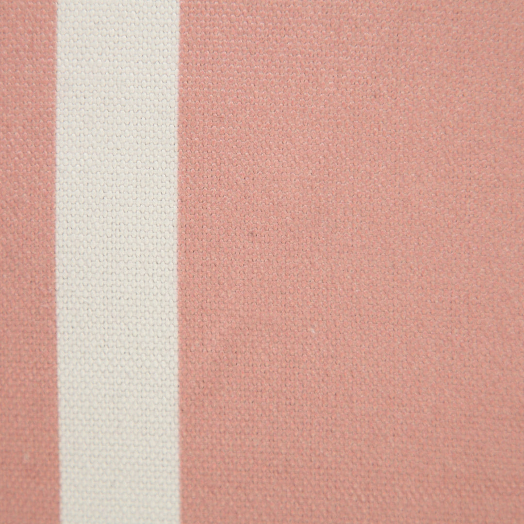 Premium 20" x 20" Pink Zippered Geometric Indoor Outdoor Throw Pillow with Microsuede Cover