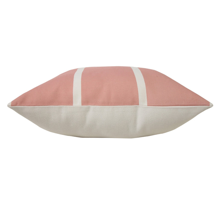 Premium 20" x 20" Pink Zippered Geometric Indoor Outdoor Throw Pillow with Microsuede Cover