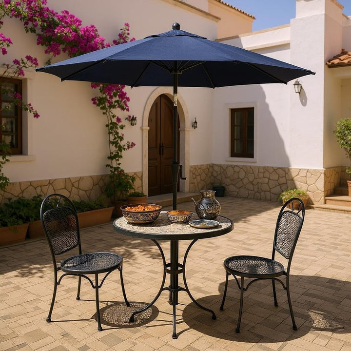 NavyTech Pro - 9ft Octagonal Market Umbrella with Rib Replacement Technology