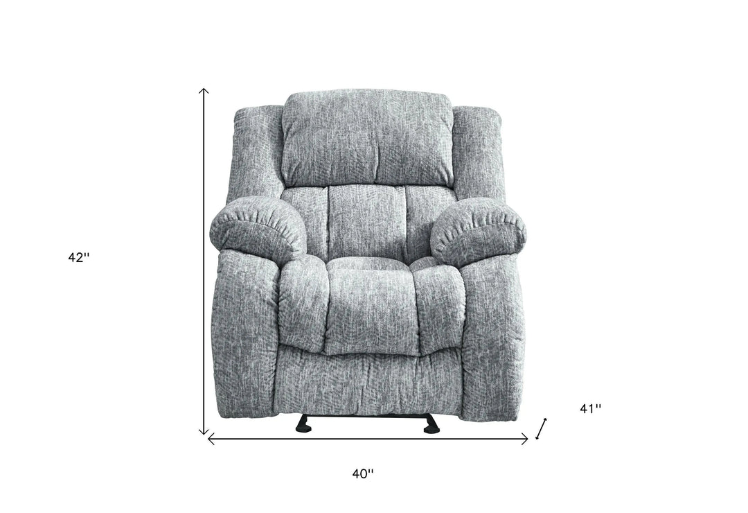 U250 Grey Glider Recliner