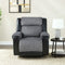 U5914 Grey/Black Recliner