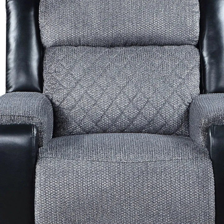 U5914 Grey/Black Recliner