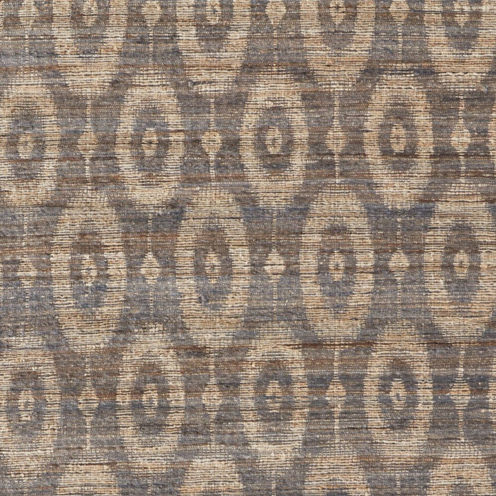 9' X 13' Taupe and Tan Geometric Hand Woven Area Rug