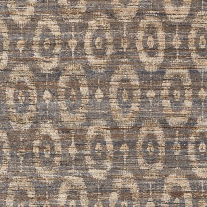9' X 13' Taupe and Tan Geometric Hand Woven Area Rug