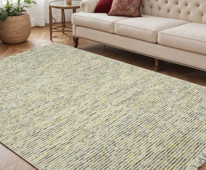 Vivid Gilcrest Hand-Woven Wool Blend Area Rug 5'x7'6"