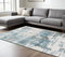 Venice Hayden Ivory/Blue Abstract Area Rug 4'11"x7'6"