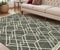 Vista Duncan Taupe Hand-Hooked Wool Area Rug 5'x8'