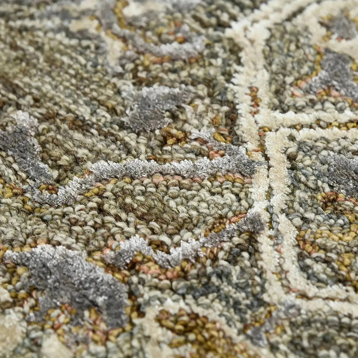 Vestige Kersey Brown Hand-Tufted Wool Blend Area Rug 9'x13'