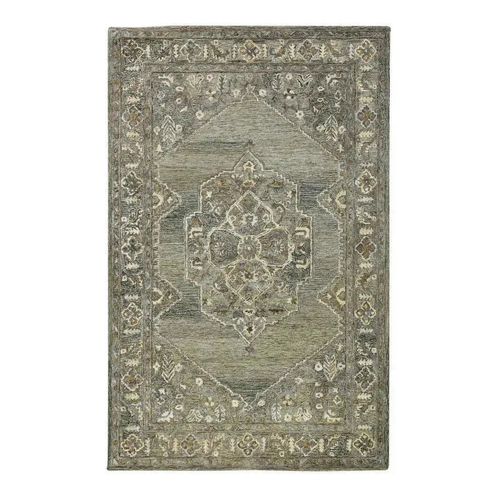 Vestige Kersey Brown Hand-Tufted Wool Blend Area Rug 9'x13'