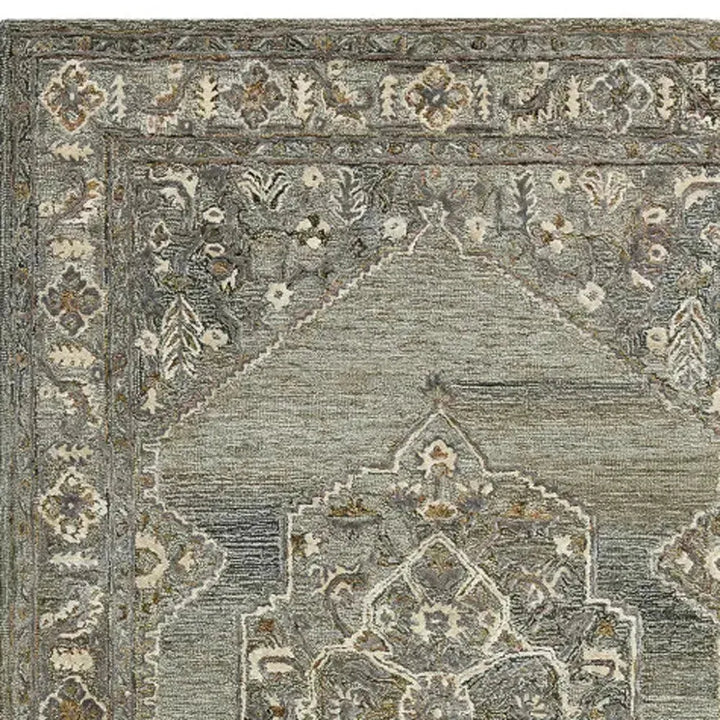 Vestige Kersey Brown Hand-Tufted Wool Blend Area Rug 9'x13'