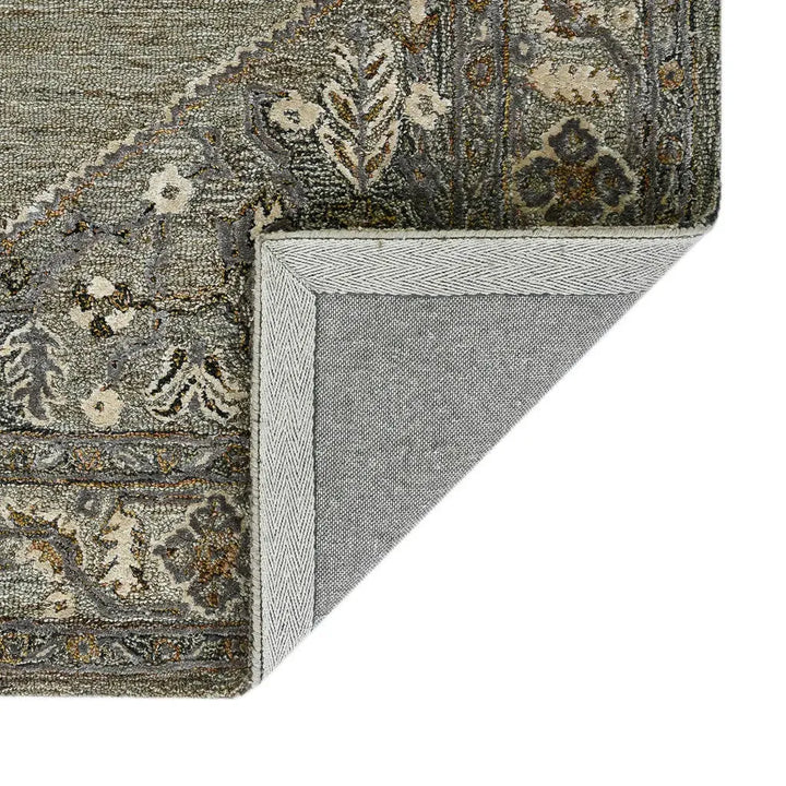 Vestige Kersey Brown Hand-Tufted Wool Blend Area Rug 5'x7'6"