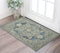 Vestige Nucia Blue/Taupe Hand-Tufted Wool Blend Area Rug 2'x3'