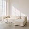 Ultimate Comfort Modular Deep Seat Sectional Sofa with Chaise - Premium Tufted L-Shape Living Room Furniture Set