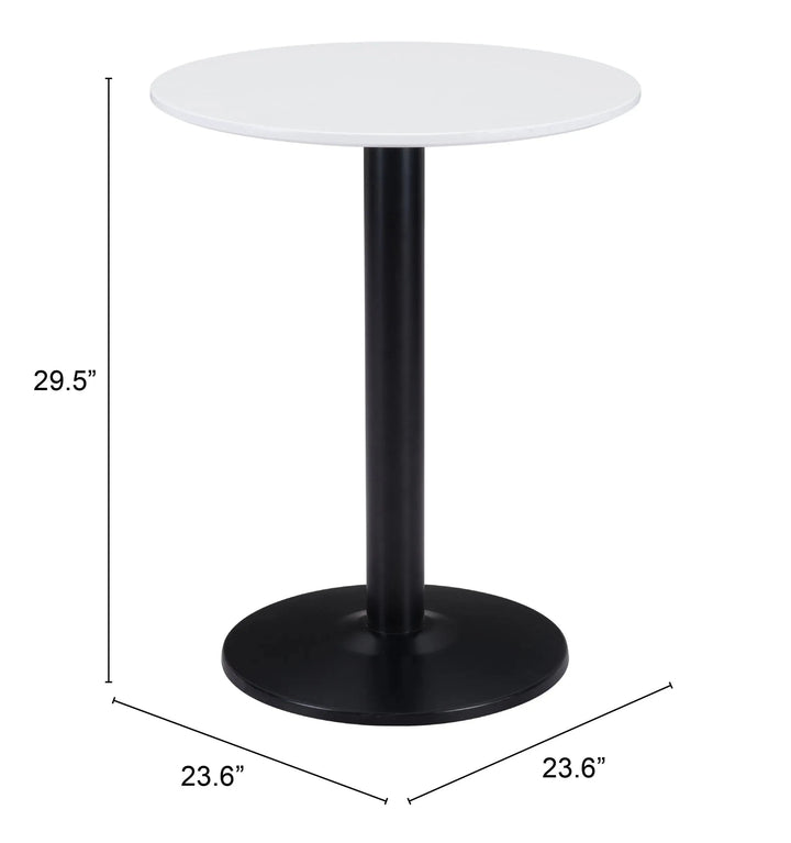 Alto Bistro Table White And Black