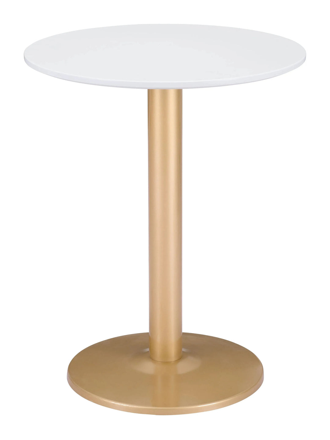 Alto Bistro Table White And Gold