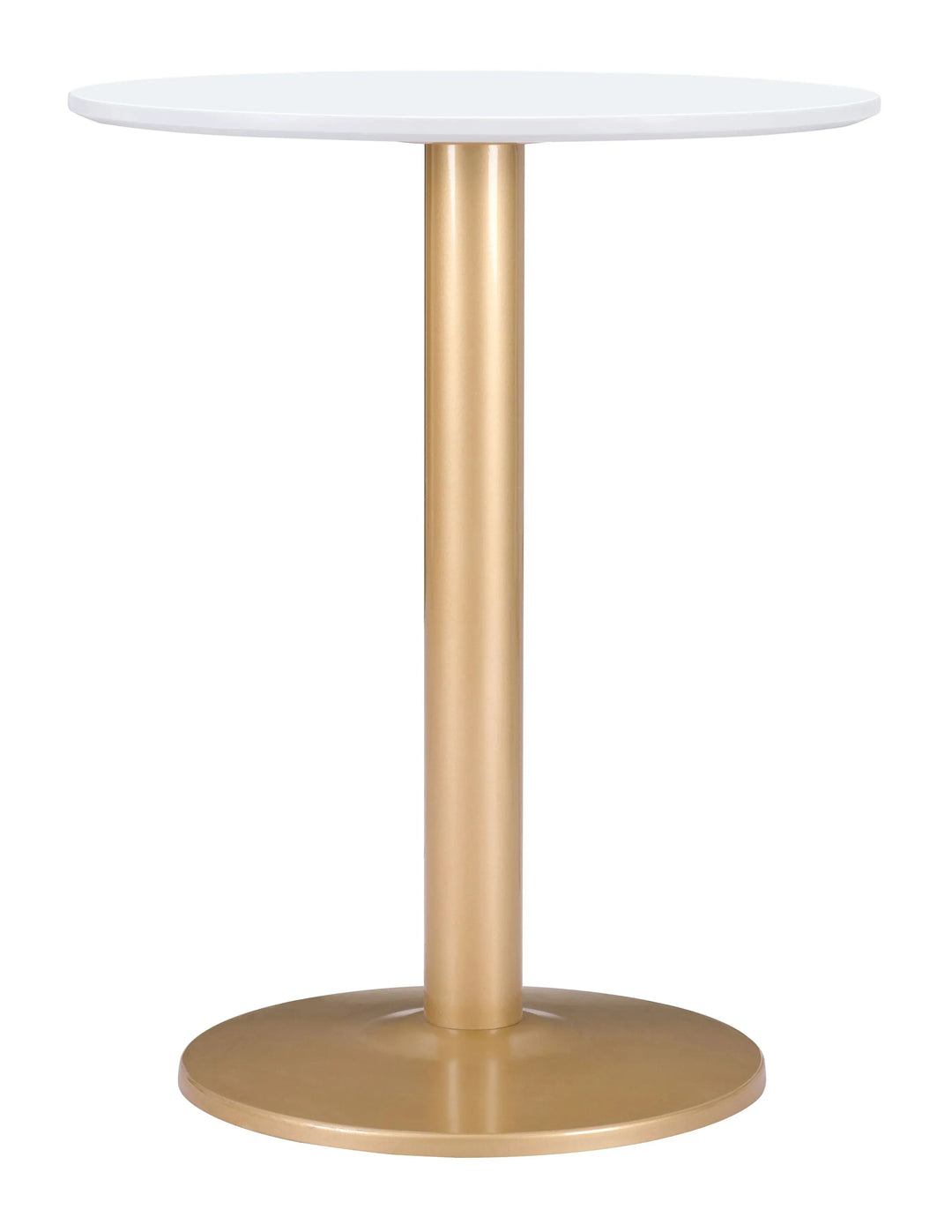 Alto Bistro Table White And Gold