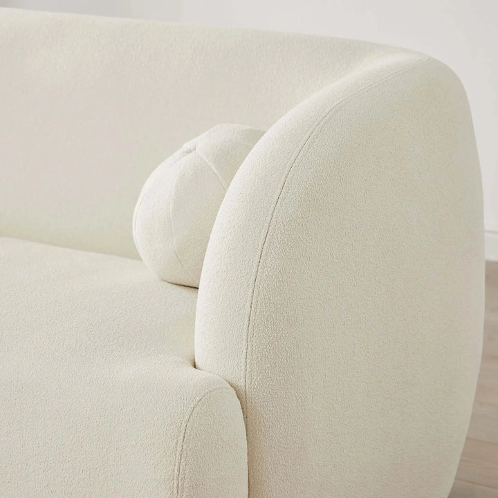 Anna French Boucle Sofa Beige