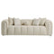 Beatrice Modern Tufted Ivory Boucle Sofa