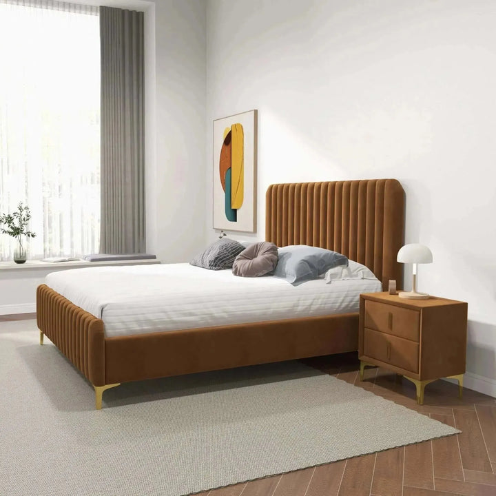 Bethany Upholstered Platform Bed Queen