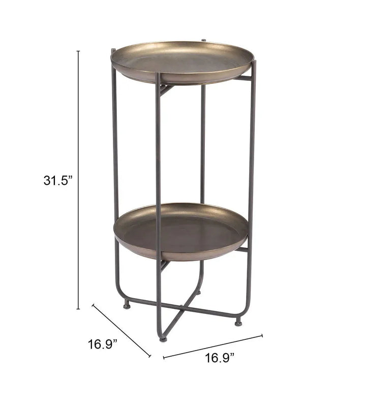 Bronson Accent Table Bronze