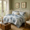 Intelligent Design Cassiopeia Watercolor Tie Dye Comforter Set – Dreamy 4-Piece Bedding Collection with Fur Throw Pillow