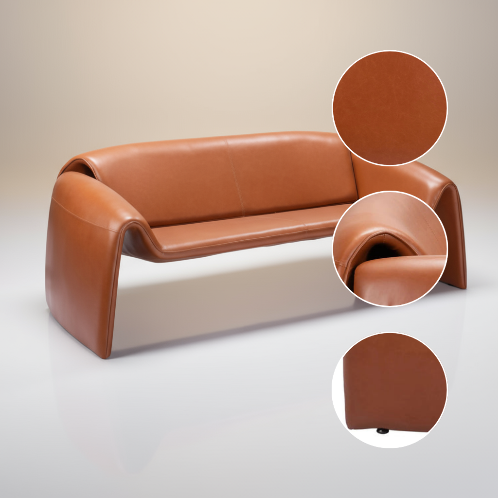 Horten Sofa Brown – Modern Plush Upholstery & Comfort | Designer Lounge Sofa | Trufairs