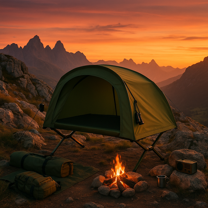 Cot Elevated Compact Tent Set