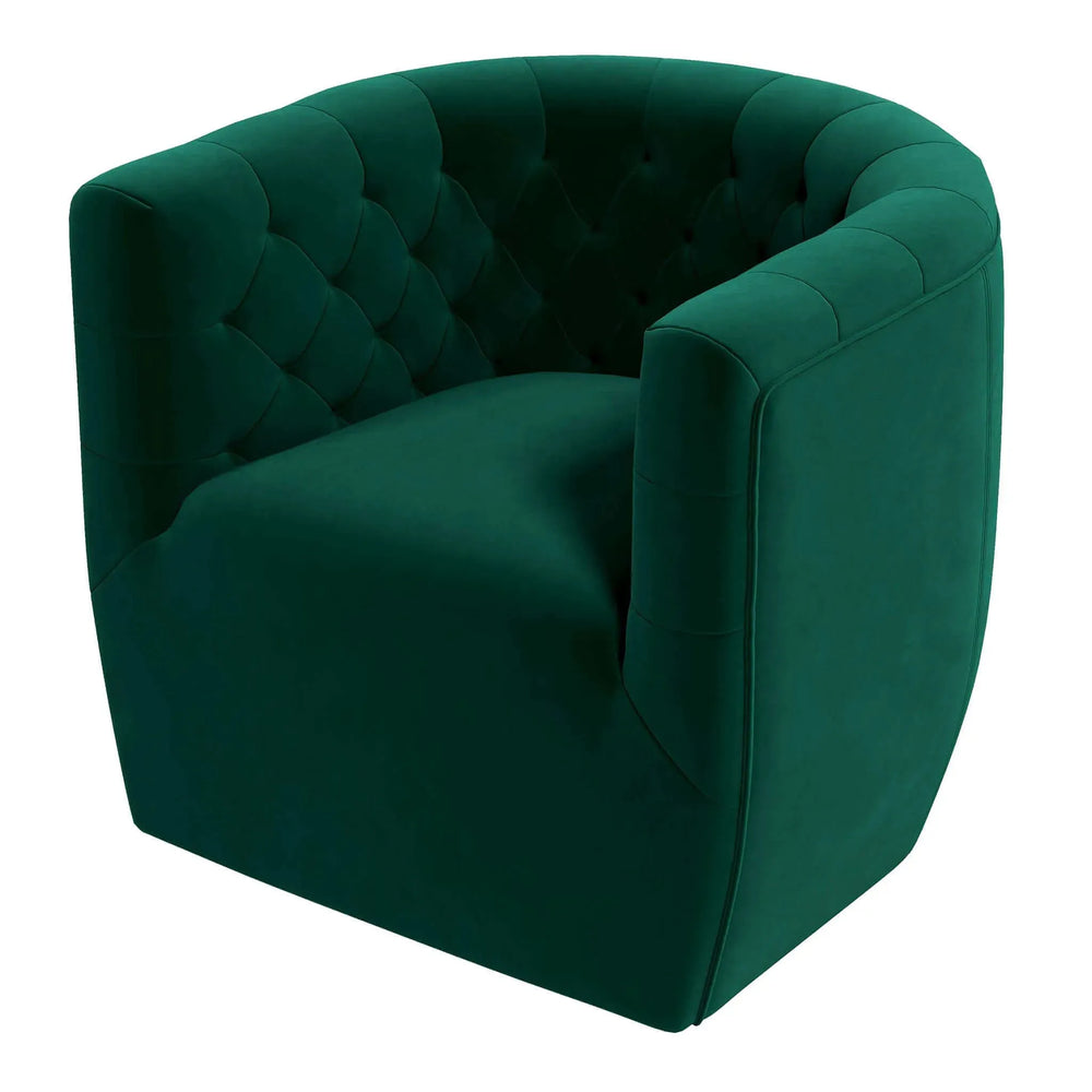 Delaney Velvet Swivel Chair