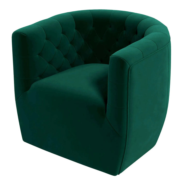 Delaney Velvet Swivel Chair