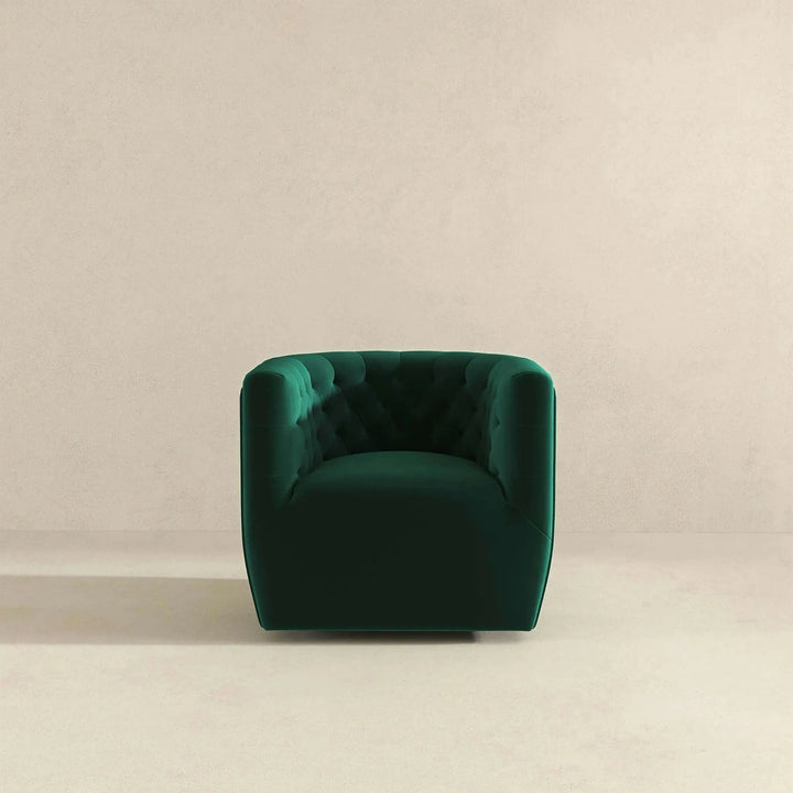 Delaney Velvet Swivel Chair