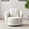 Dylan Boucle Lounge Chair Cream
