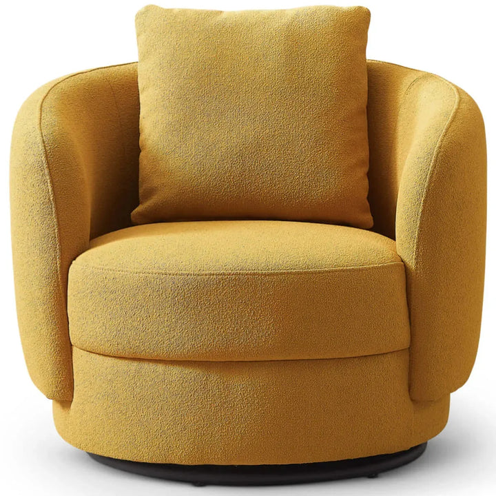Dylan Boucle Lounge Chair Yellow