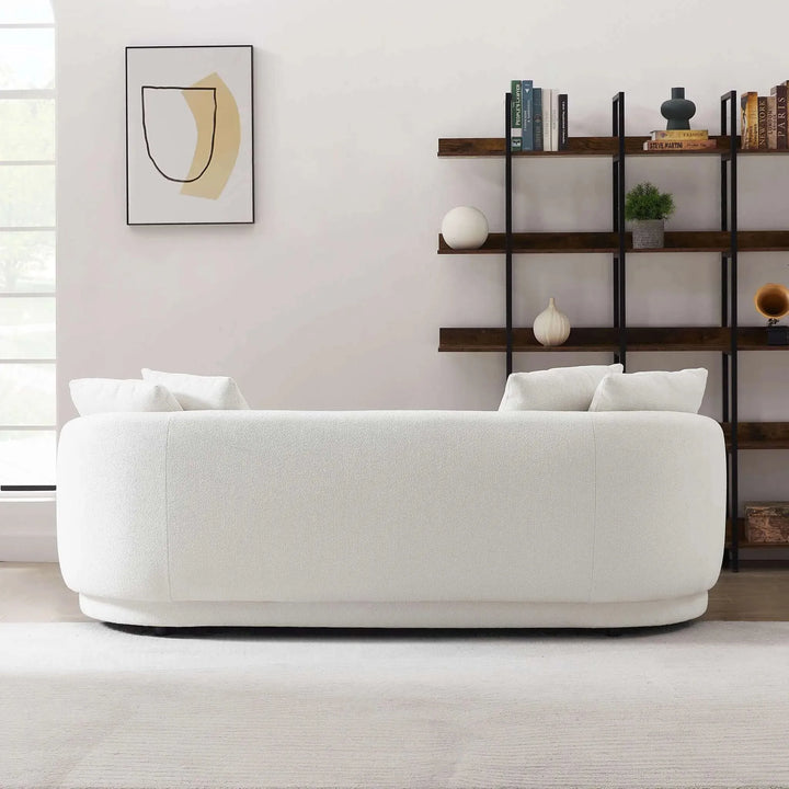 Dylan Modern French Boucle Sofa Cream