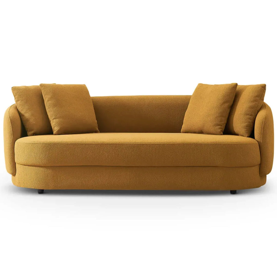 Dylan Modern French Boucle Sofa Yellow