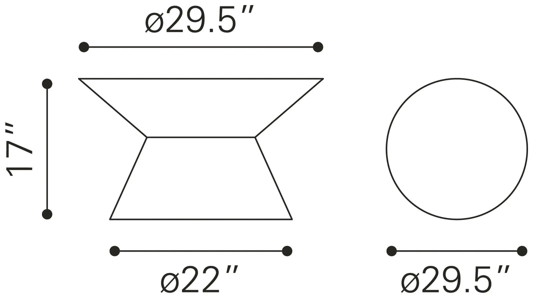 Electron Coffee Table Gold-7