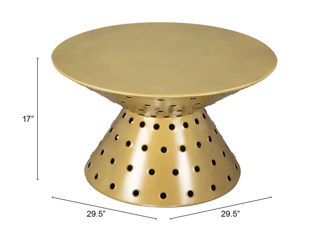 Electron Coffee Table Gold-8