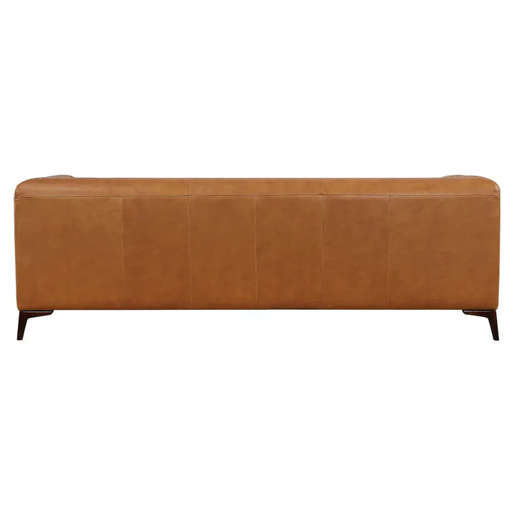 Fargo Tan Leather Sofa