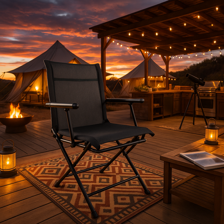 Foldable Swivel Patio Chair