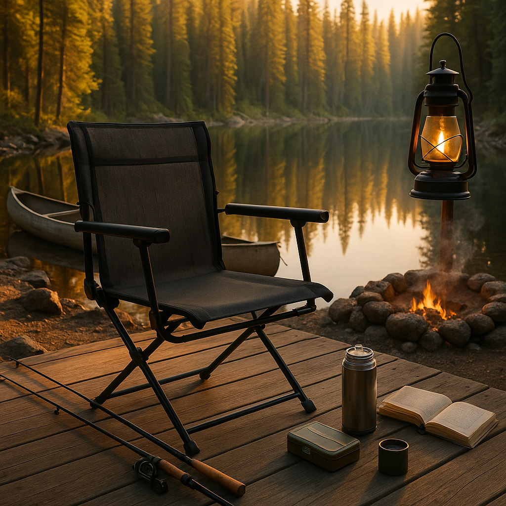 Foldable Swivel Patio Chair