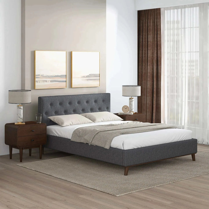 Graceville Queen Fabric Platform Bed