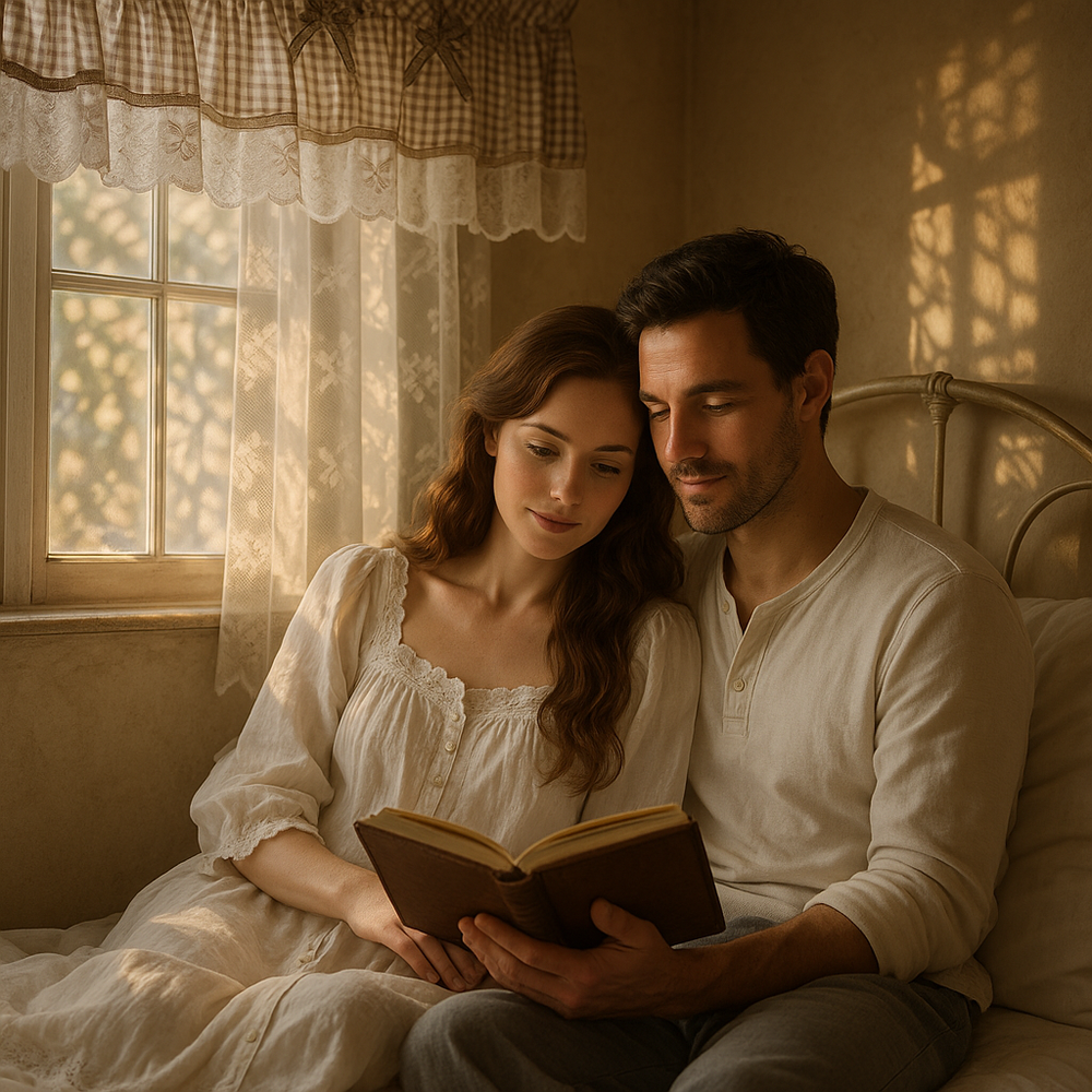 Grid Lace Half Curtain