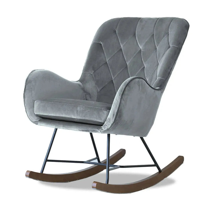 Hannah Mid Century Modern Rocking Chair