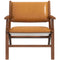 Hendrix Antique Tan Leather Arm Chair