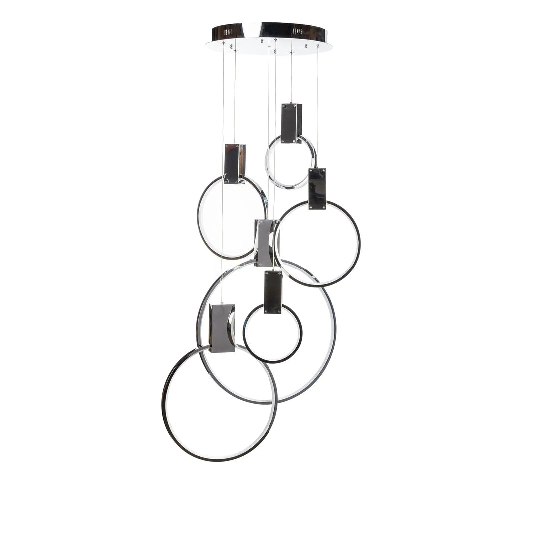 Hong Kong LED Circular Chandelier Chrome