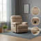 35" Beige Microfiber Recliner